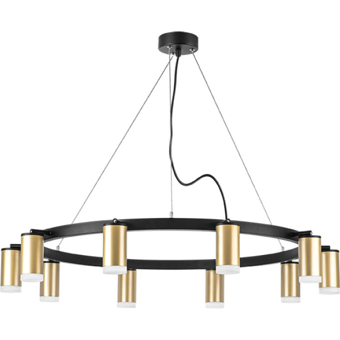 Люстра LIGHTSTAR RULLO черный/золото, LR0204000