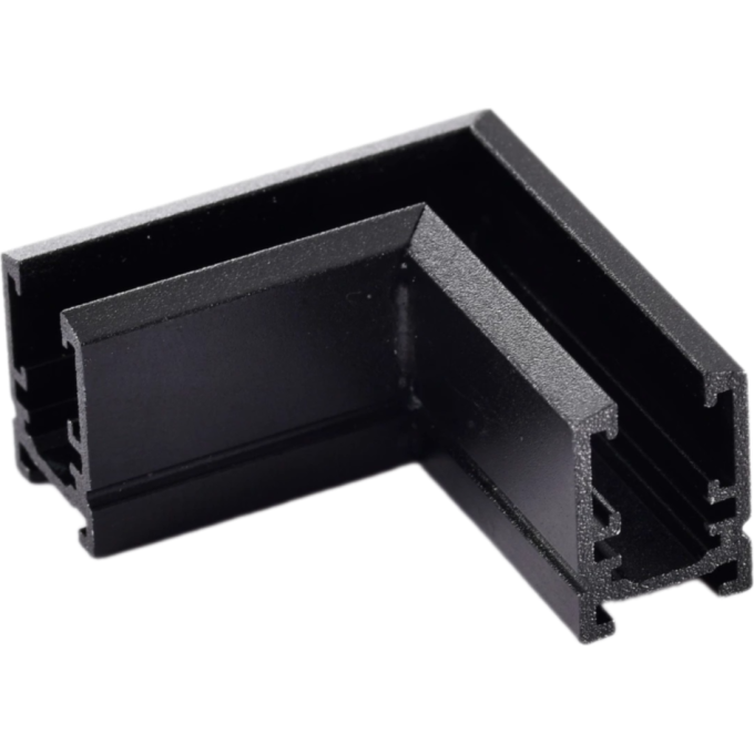 Соединитель LIGHTSTAR LINEA 506127 L-образный горизонтальный черный