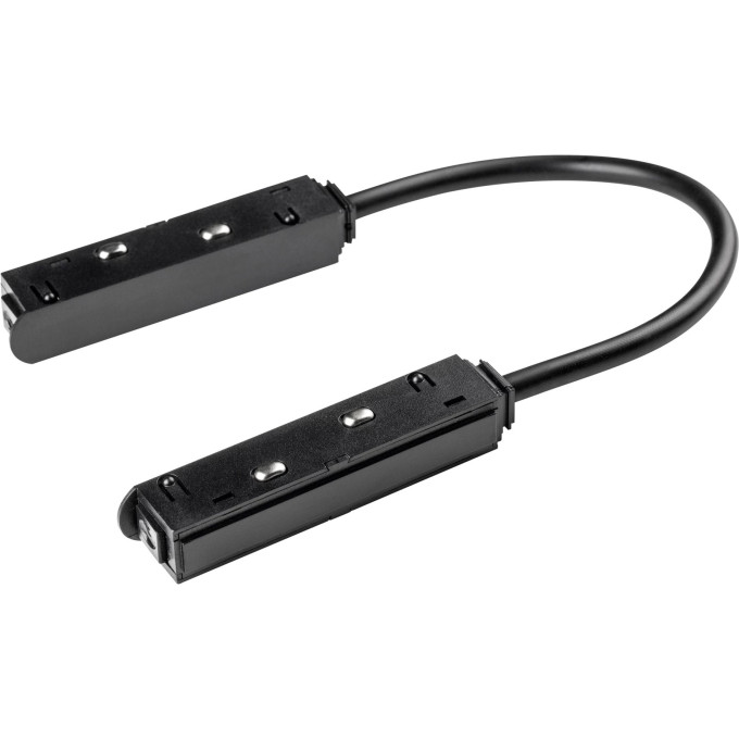 Соединитель трековый LIGHTSTAR UNO 509157 48V регулируемый гибкий черный
