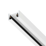 Трек 2-контактный со стыковочным пазом LIGHTSTAR 502035-T BARRA 3м, БЕЛЫЙ МАТОВЫЙ (плоские медные жилы, питание и заглушка в комплекте)